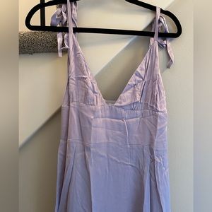 Lavender Privacy Please Silk Dress